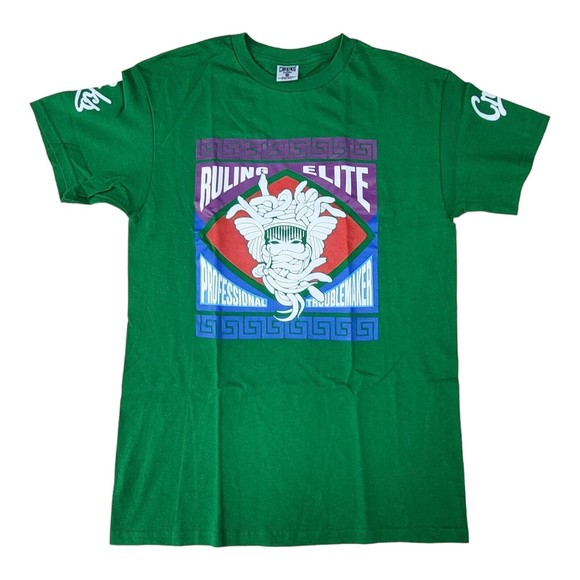 Crooks & Castles T Shirt Medium Size / Short Sleeve / Green / Medusa Graphic - Picture 1 of 3